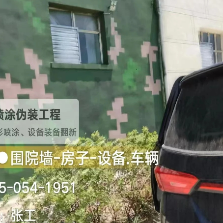 北屯数码迷彩漆施工